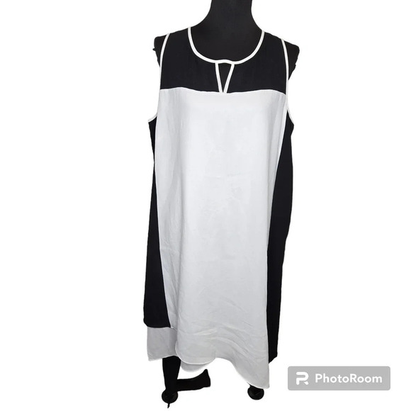 Lane Bryant Colorblock Midi Dress - Picture 1 of 6